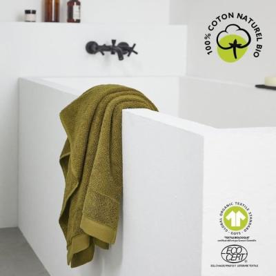 Serviette de bain en coton bio TODAY - Bronza - 50x90 cm