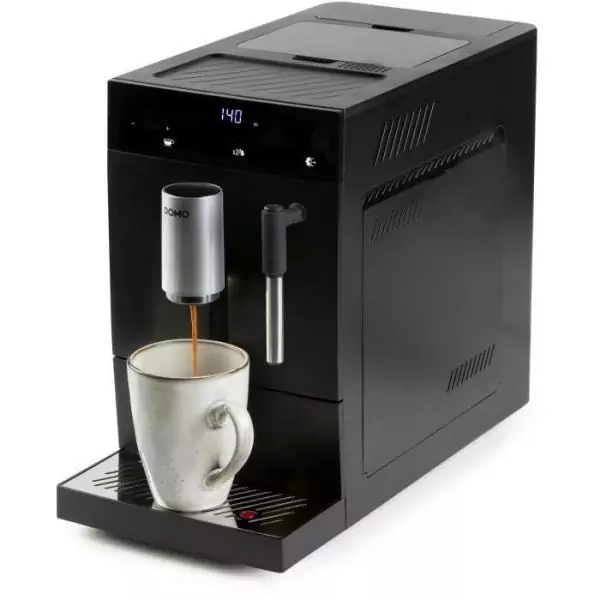 Machine a expresso automatique avec broyeur - DOMO - DO1150K - 1350 W - 19 bar - 125 g café - Noir