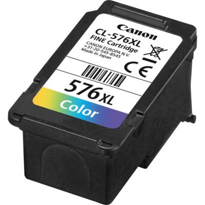 Cartouche d'encre CANON CL-576XL - Multi-couleurs, Rendement élevé