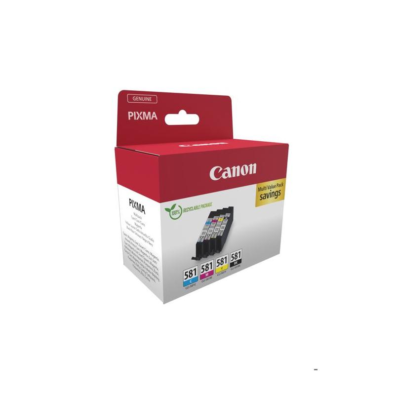 Pack de cartouches d'encre CANON CLI-581 Multi-couleurs