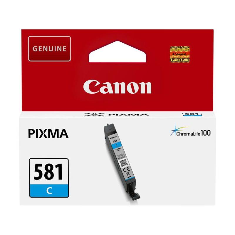 Cartouche jet d'encre Canon CLI-581C - Cyan - Jet d'encre - 259 Pages