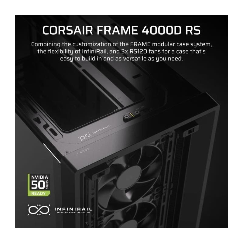 Boîtier PC CORSAIR FRAME 4000D RS Noir - Moyen-tour