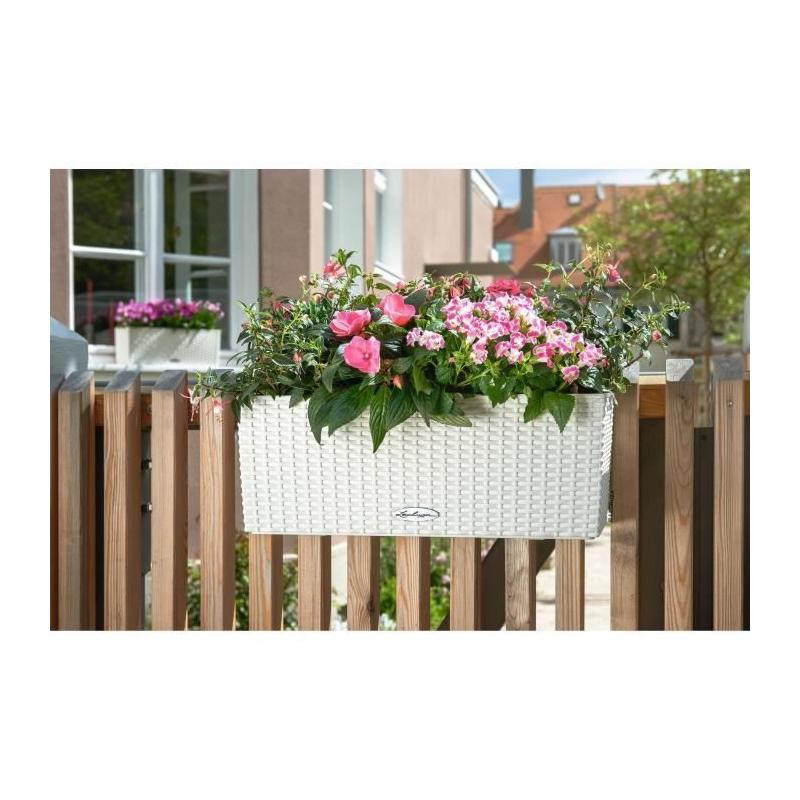 Jardinière Balconera cottage 50 Blanc - Kit complet 