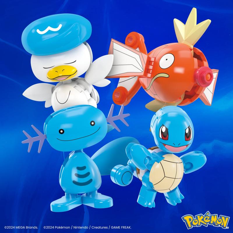 MEGA Pokémon – Coffret Équipe de Dresseurs de Type Eau