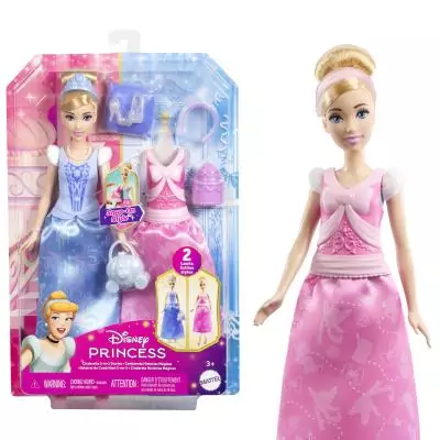 Disney Princess Princesses Disney – Poupée Cendrillon et Tenues