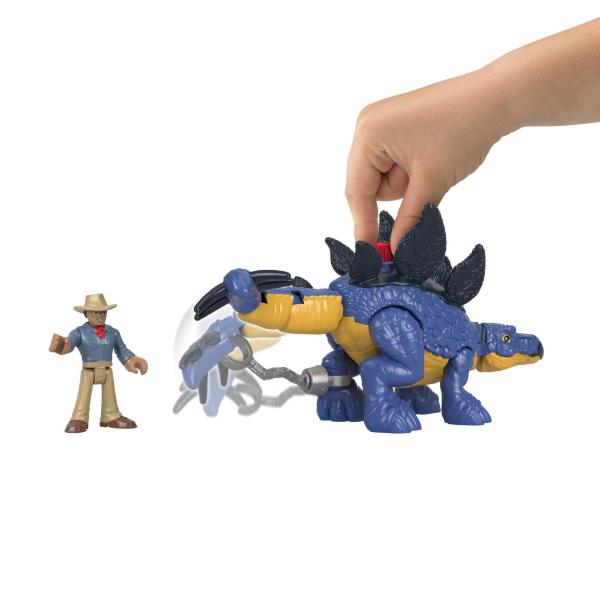 Imaginext-Jurassic World-Stégosaure et le Dr Grant GVV64