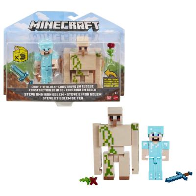 Minecraft – Assortiment Coffret 2 Figurines– Créer-Un-Bloc