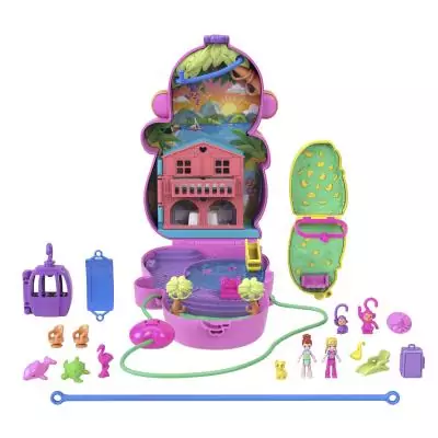 Polly Pocket Coffret Maman Singe et Son Bébé