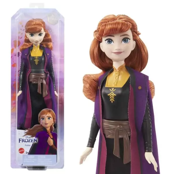 La Reine des Neiges 2-Anna-Mattel Poupée Disney avec habillage et accessoires HLW50