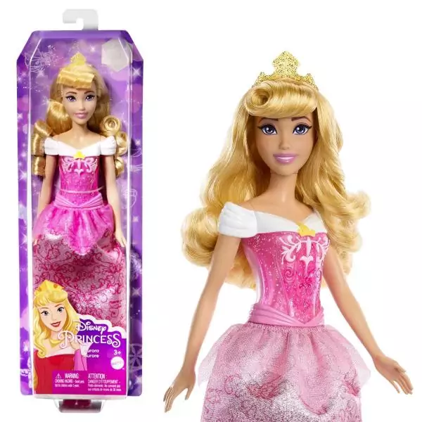 Aurore Poupée 29 cm, Mattel Poupée Disney Princesses habillage et accessoires HLW09