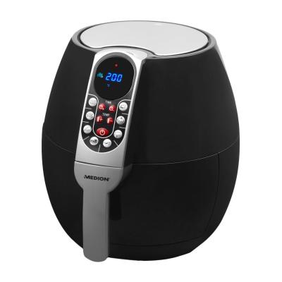 MEDION MD E10 S - Airfryer - 2.8 L - 1500 W - Programmes automatiques - Frire sans huile - Poignée froide au toucher - Noir