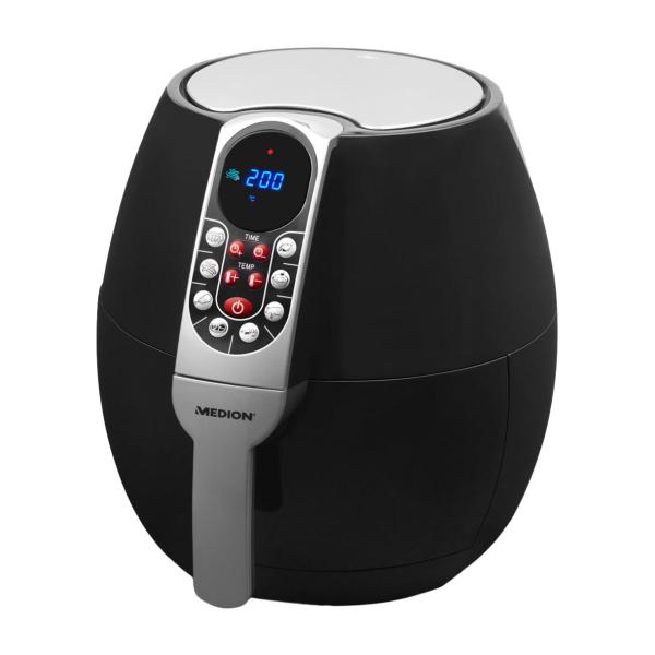 Friteuse a air chaud sans huile - MD 17320 - Panneau de commande numérique - 8 programmes - 2.8L - 1500W