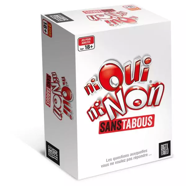Jeu de société Ni Oui Ni Non Sans Tabous - Megableu - Pour adultes a partir de 18 ans
