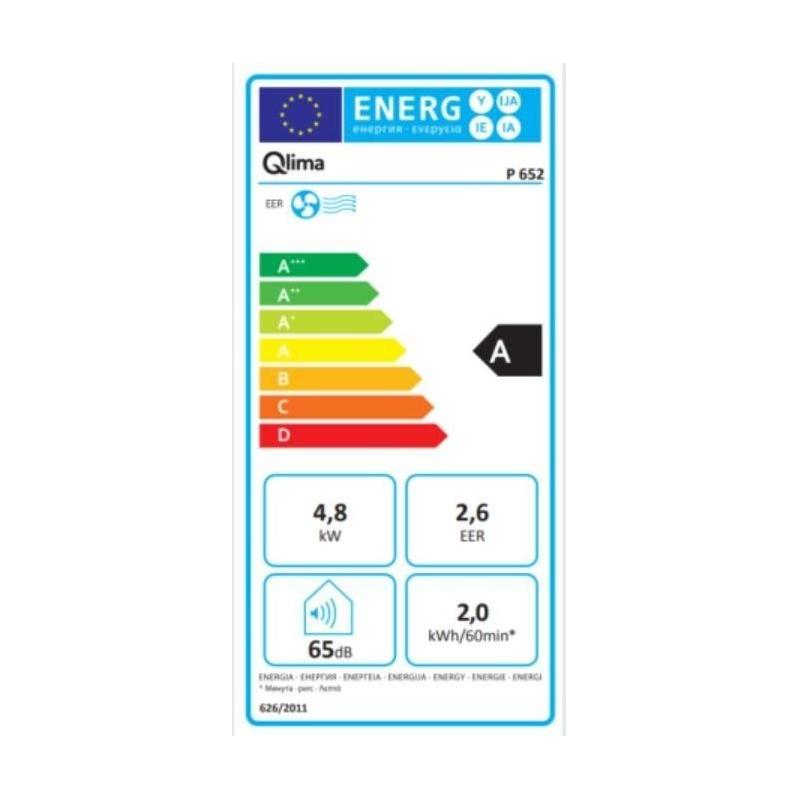 Climatiseur mobile puissant QLIMA - P652 - 4,8 kW