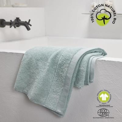 Serviette de bain en coton bio TODAY - 50 x 90 cm - Celadon