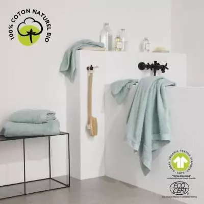 Serviette de bain en coton bio TODAY - 50 x 90 cm - Celadon Serviette de bain en coton bio TODAY - 50 x 90 cm - Celadon