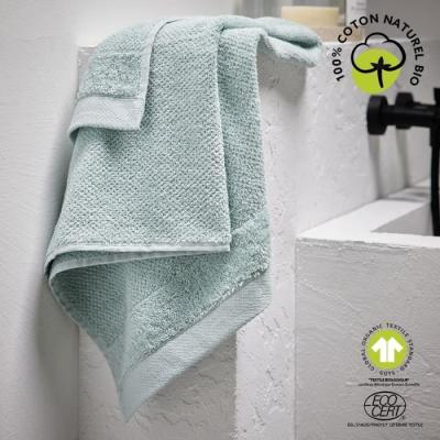 Drap de bain TODAY en coton bio Celadon - 70 x 130 cm