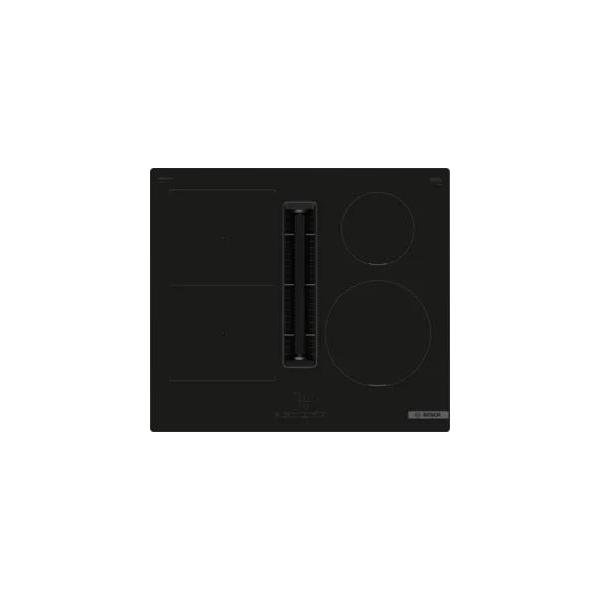 Bosch Table de cuisson aspirante induction 60cm 4 foyers 7400w noir - PVS611B16E