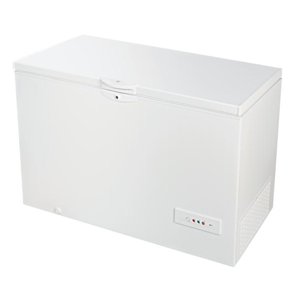 Congélateur coffre - INDESIT OS2A450HFR - 437L - Classe E - L 140,5 cm x H 91,6 cm - blanc