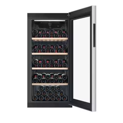 Haier HWS116GAE Refroidisseur de vin compresseur Pose libre Noir 116 bouteille(s)