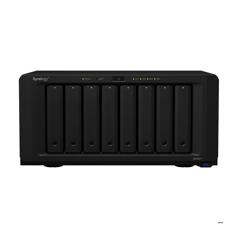 Serveur NAS SYNOLOGY DiskStation DS1821+ - Performances AMD Ryzen - 8 baies