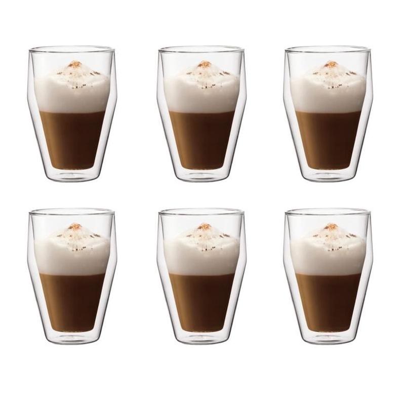 Ensemble de 6 verres thermo Bodum Titlis - Double paroi - 0.35 l