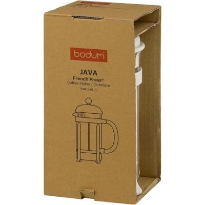 Cafetière à piston Bodum 1908-913 - JAVA Blanc 1L