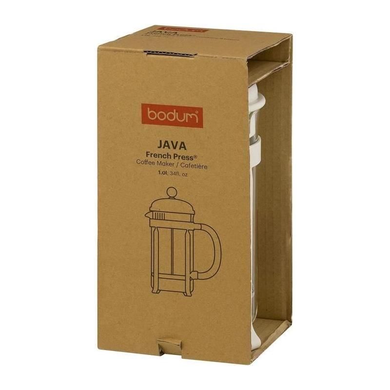 Cafetière à piston Bodum 1908-913 - JAVA Blanc 1L