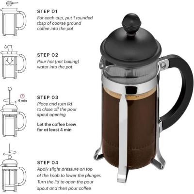 Cafetière à piston Bodum 1903-913 - Java Blanc 0.35 L