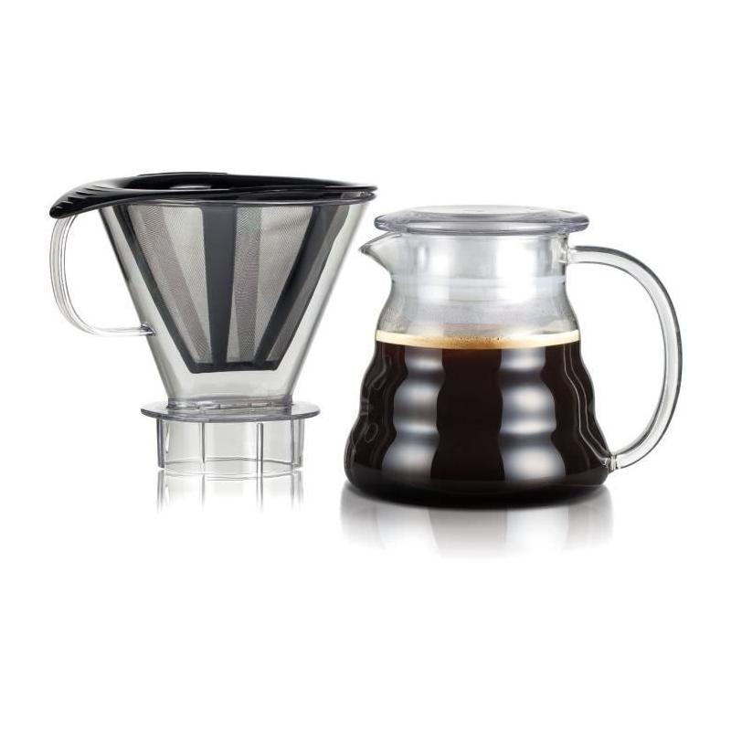 Cafetière BODUM Melior 5 tasses - Filtre inox - Transparent