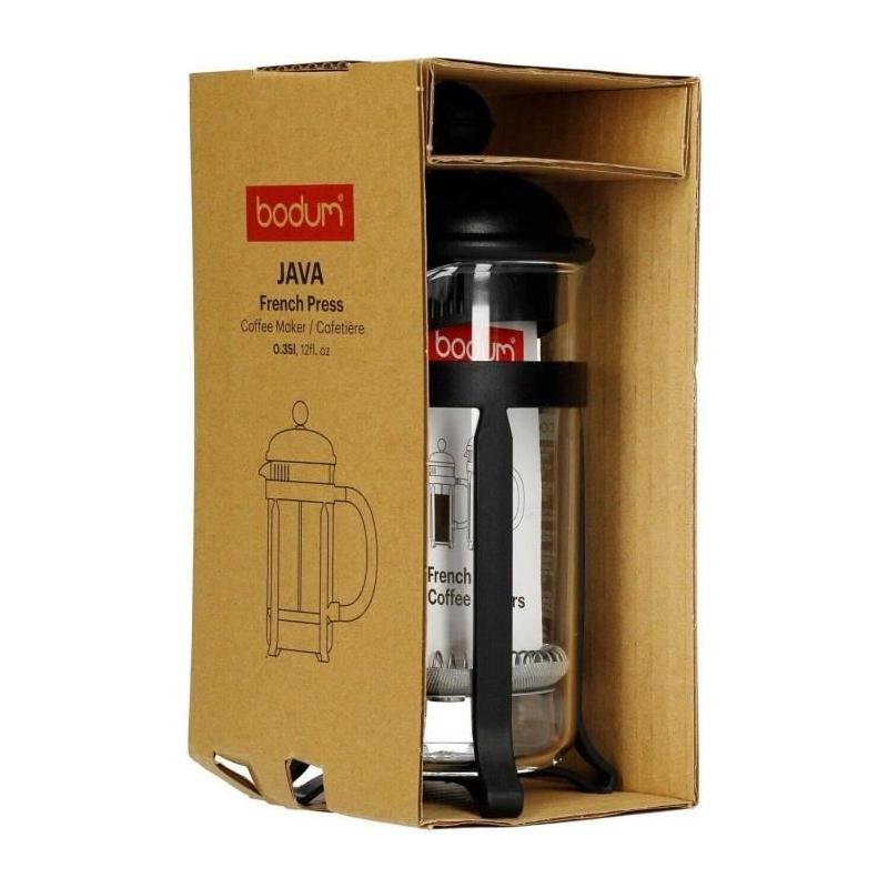 Cafetière à piston BODUM JAVA Noir 0.35 L - Design élégant