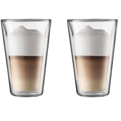 Set 2 verres - BODUM - Canteen - Double paroi - 0.4 l - Transparent