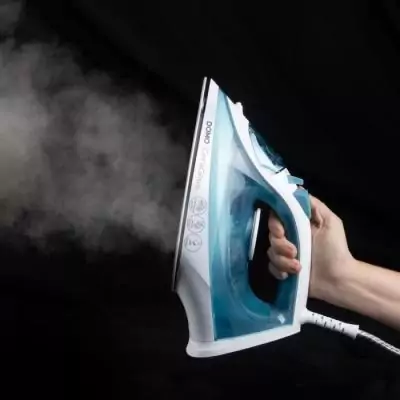 Fer à repasser vapeur DOMO DO7060S CeraGliss - 2400 W - 40 g/min - Bleu