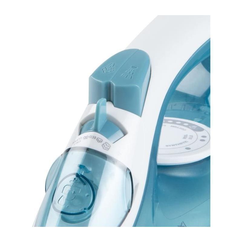 Fer à repasser vapeur DOMO DO7060S CeraGliss - 2400 W - 40 g/min - Bleu