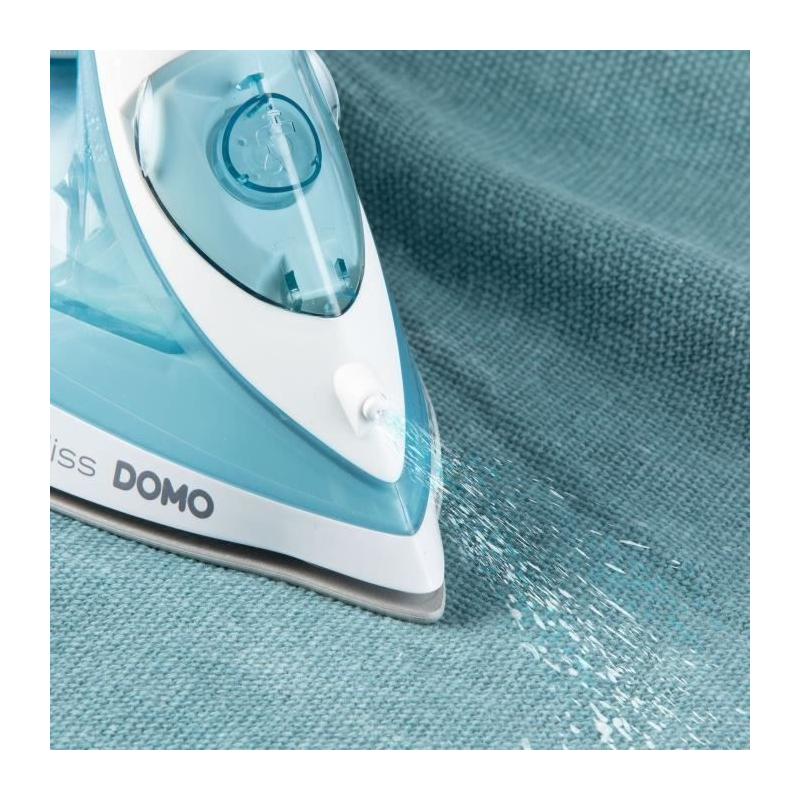 Fer à repasser vapeur DOMO DO7060S CeraGliss - 2400 W - 40 g/min - Bleu