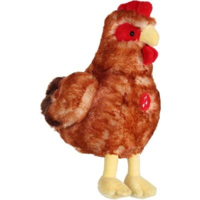 Peluche Poule rousse sonore GIPSY TOYS 22 cm - Éveillez les sens!