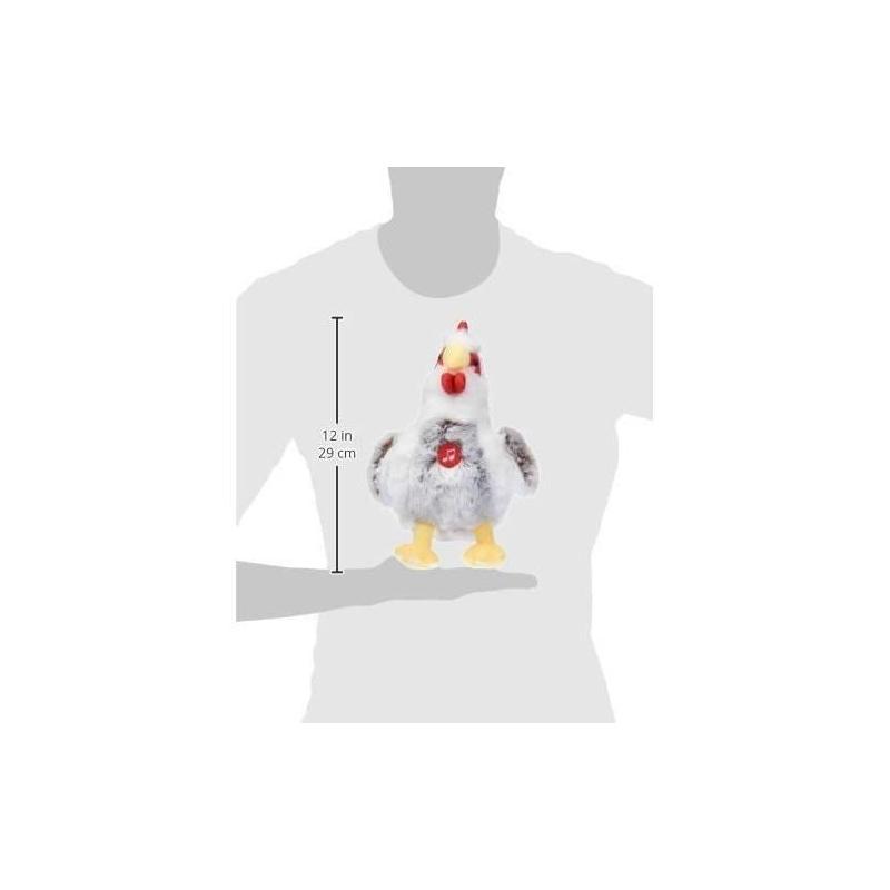 Peluche Poule rousse sonore GIPSY TOYS 22 cm - Éveillez les sens!
