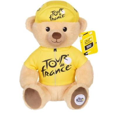 Peluche Ours Maillot Jaune Tour de France 24 cm