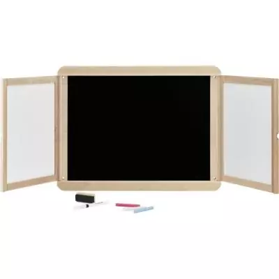 Tableau mural triptyque JEUJURA - Ardoise craie