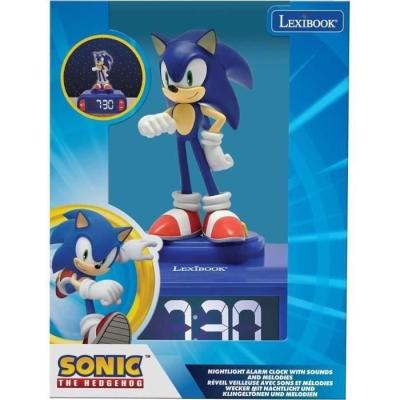 Réveil enfant Sonic avec veilleuse et effets sonores