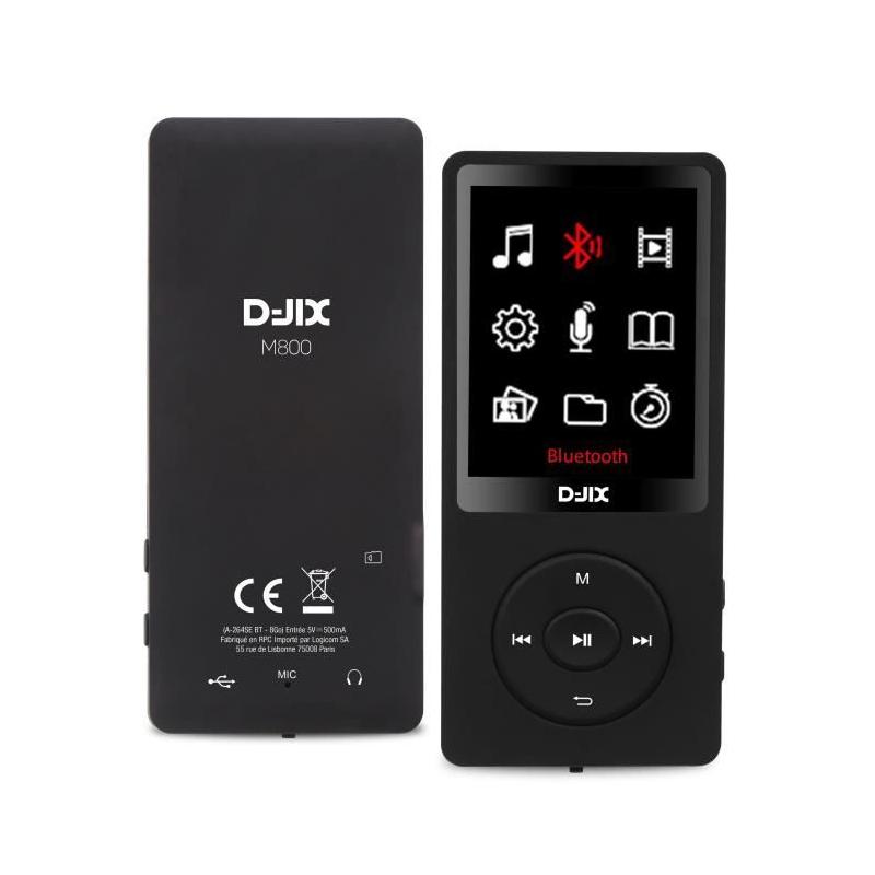 Baladeur MP4 LOGICOM M800 8GB Bluetooth USB-C - Lecteur audio tendance
