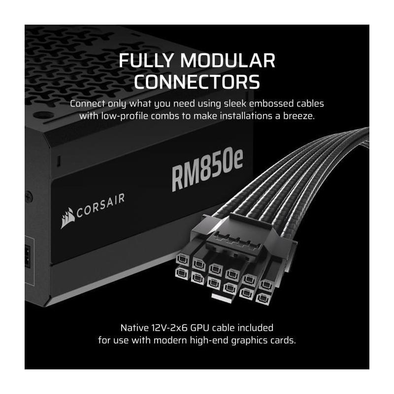 Bloc d'alimentation interne CORSAIR ATX 850W - Performances exceptionnelles