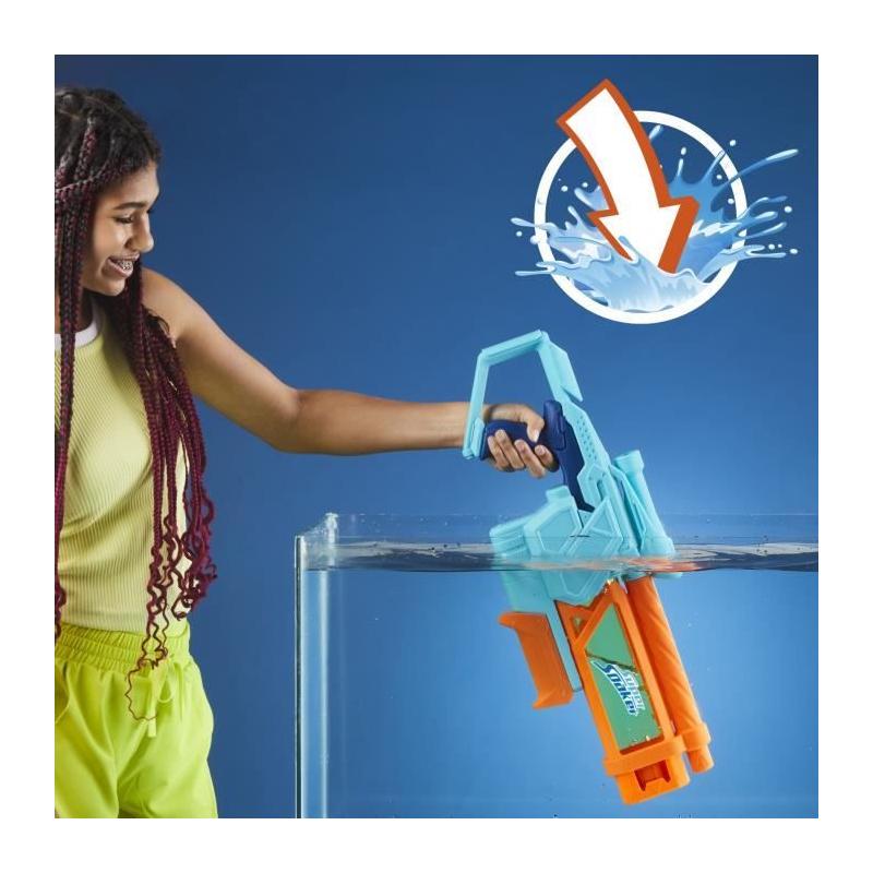 Nerf Pistolet à eau Mega Dunk-Fill - Amusement aquatique assuré!
