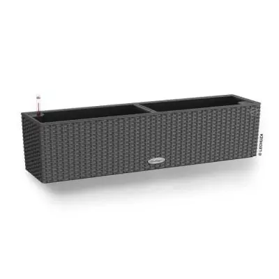 Jardinière Balconera cottage 80 - Kit complet - Granit - 12L