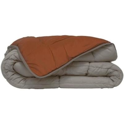 Couette chaude Microfibre 400g/m² Galet & Gingembre 220x240cm