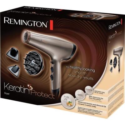 Sèche-cheveux Remington AC8002 Keratin Protect - 2200 W - Gris