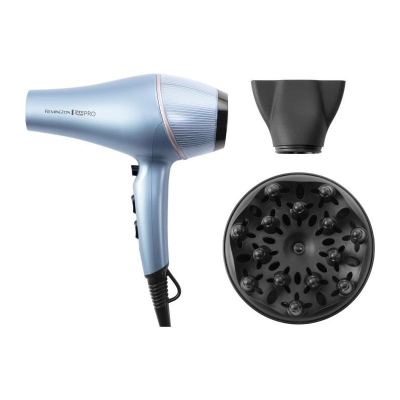 Sèche-cheveux REMINGTON AC9300 AC ShineTherapy Pro - 2200W - Bleu