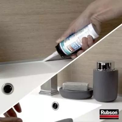 Scellez efficacement avec le Mastic sanitaires Rubson