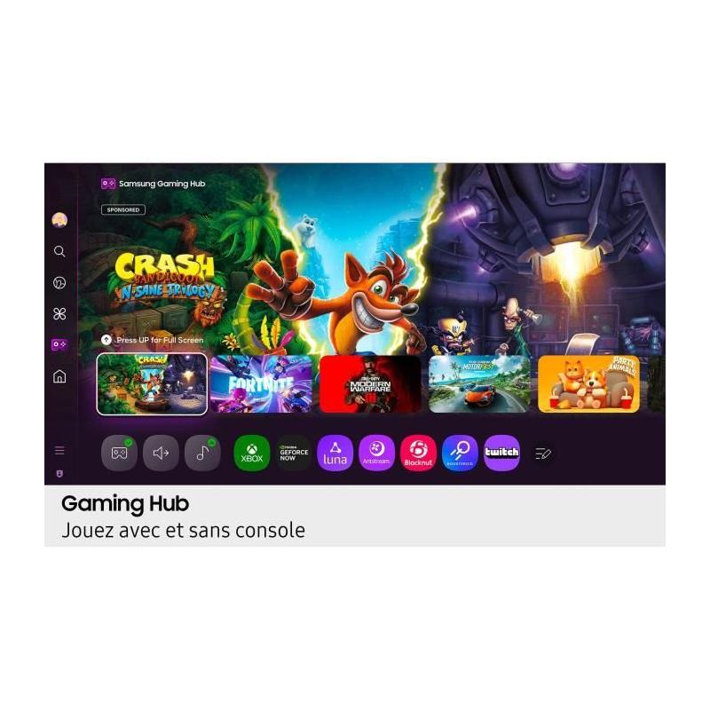 Téléviseur Samsung 55" 4K UHD HDR10+ Smart TV
