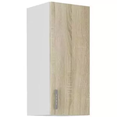Étagère murale SARA - Chêne sonoma - 1 porte - L30 x P31 x H71,5 cm